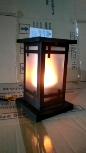 Baru: Rumah lampu pagar keriling rumah lampu meja lampu hias meja kamar lampu dekorasi penerangan