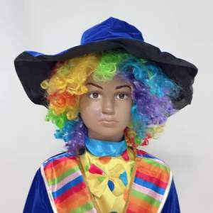 READY STOCK Cosplay Children Kids Clown Joker Circus Costume Halloween Movie Character Carnival Fiesta Samba Costume