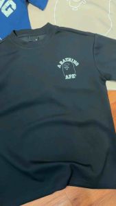 Mens Big Ape Head Print Casual Oversize Short-sleeved T-shirt（Ready Stock