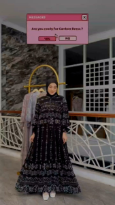 CARDERA DRESS by Nadheera luxury gamis dress muslim wanita babydoll x rayon Viscose