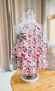 ชุดเด็กเล็ก (รหัสFA07)เซต เสื้อ+กางเกง เหมาะสำหรับเด็ก 4-18เดือน หรือ 5-10กิโล ใส่สวยน่ารักมากค่ะ