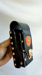 sarung hp pinggang linmas/kotak hp pinggang logo linmas double slot