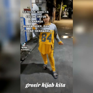 Setelan Olahraga Wanita Team 84: Baby Terry Tebal & Setelan Nyaman