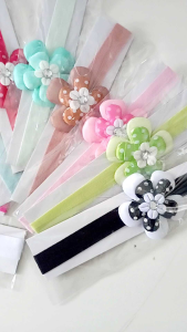 Bando Bayi Lucu Bando Bayi Perempuan Aksesoris Rambut Bayi Cewek Bando Flower Anak