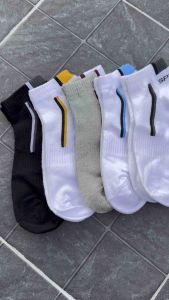 ถุงเท้ากีฬา ข้อสั้นมีช่องระบายอากาศ 1แพ็ค 10คู่