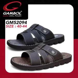 GAMBOL รองเท้าแตะหนังชาย รุ่น GM52094