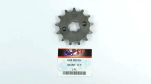 Ger Depan Grand  13T - Gear Gir Tarik Kecil Type 428 Jumlah Gigi 13 Bagian Depan Front Honda Legenda Supra Lama 100cc Supra X Supra Fit Lama Supra Fit New Fit X Fit S Karisma Kirana Revo 100