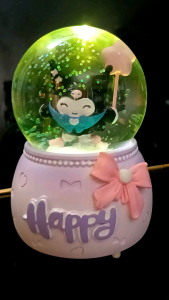 Kotak Musik / Smowball / Bola Crystal / Bola Kaca Sanrio / Bola Musik Sanrio / Music Box Cinnamoroll / Bola Crystal Kuromi
