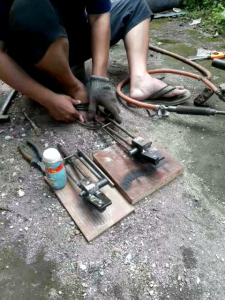 CETAKAN KLEM AKI N70 PARAREL KABEL