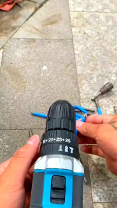 Kepala Bor Keyless Drill Chuck Tanpa Kunci 6.35mm