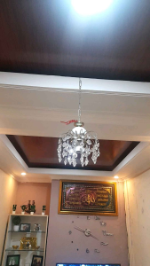 lampu hias gantung  ruang tamu diameter 20cm