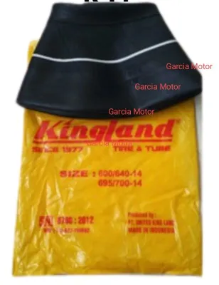 Ring 14. Ban Dalam Mobil Original Merk Kingland Ukuran/Size 600/640-14 & 695/700-14