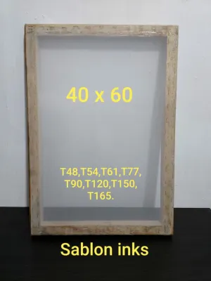 frame screen sablon 40×60 LENGKAP