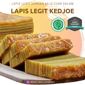 Kue Lapis Legit Keju Asli Surabaya Basah Wisman dengan Resep Kuno