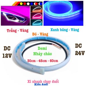 1 Dây Led Uốn Dẻo Kiểu Audi Xi Nhanh Chạy Đuổi