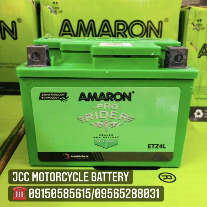 Amaron Probike ETZ4L YTX4L Motorcycle Battery Maintenance Free