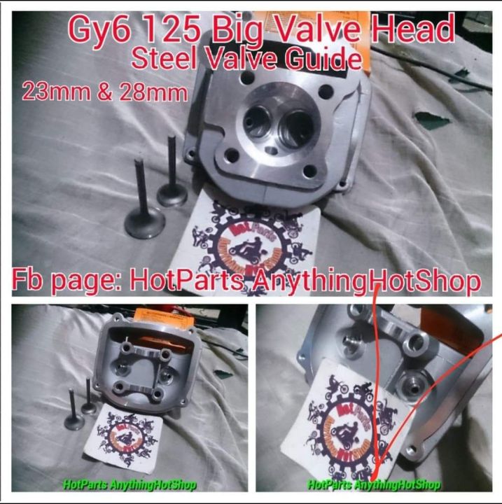 Gy6 125 Big valve head for Rusi kymco and Motorstar Rusi Kymco