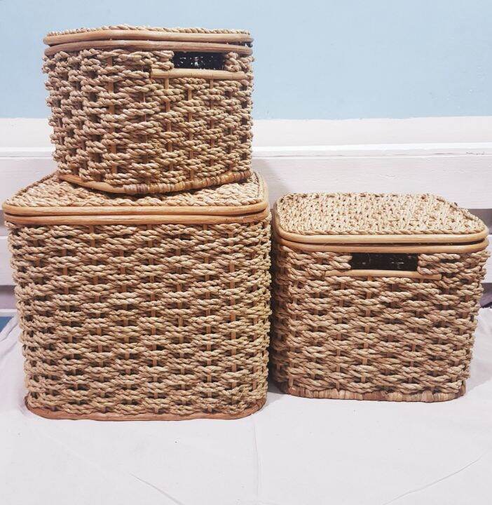 Rattan Square Basket B Rattan Basket Organizer | Lazada PH