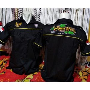 Kemeja Bordir Motif Temurose