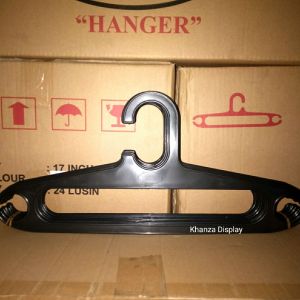1 lusin (12 pcs) Hanger 17 inc  gantungan baju kaos dewasa