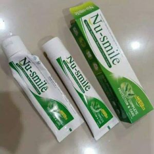 2 pcs NUSMILE (PASTA GIGI HERBAL HILANGKAN PLAKBAU MULUTNAFAS SEGAR)
