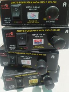 amply dan corong speaker satu set untuk jualan keliling ice Cream diamond