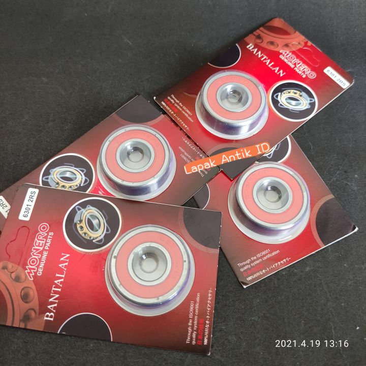 Laher Bearing Klaher Klaker Kode 6301 2RS
