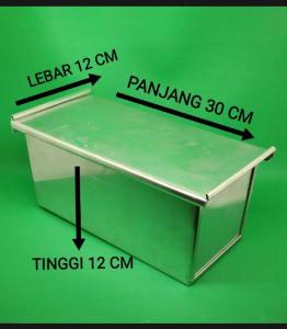 loyang roti tawar tutu ukuran 39x12x12