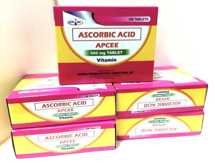 APCEE (Ascorbic Acid) 500mg Tablet (100 Tablets) Vitamin C | Lazada PH