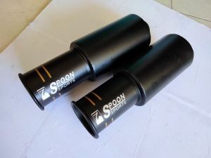 KNALPOT SPOON SPORT BLACK MOBIL YARISJAZALYA DLL