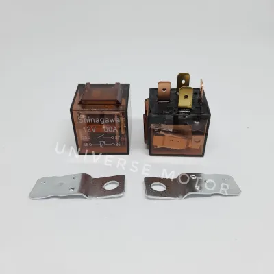 RELAY KLAKSON KAKI 4 TRANSPARAN 80A 12 V UNIVERSAL