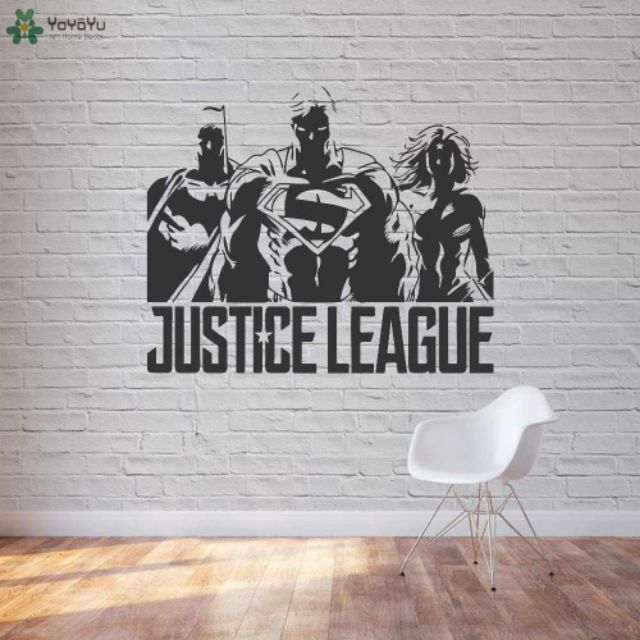 Justice League wall decals(SALE!!!!) Lazada PH