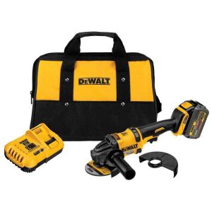 Dewalt FLEXVOLT Power Tool Set 60-Volt MAX Cordless Brushless 4-1/2 in. Angle Grinder with Kickback Brake & (1) FLEXVOLT 6.0Ah Battery