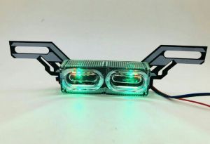 LAMPU LED BREACKET 2MODE PLAT NOMOR 2 MATA MOTOR/MOBIL LAMPU LED VARIASI