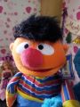 Original Ocean Park Sesame Street Monster Cookie and Ernie Plush. 