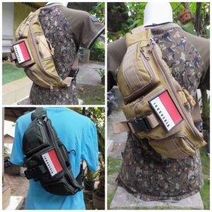 Tas selempang pria tactical Army RS