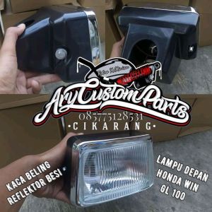 lampu depan honda win gl max gl 100 gl pro cocok juga rx king scorpio scrambler caferacer