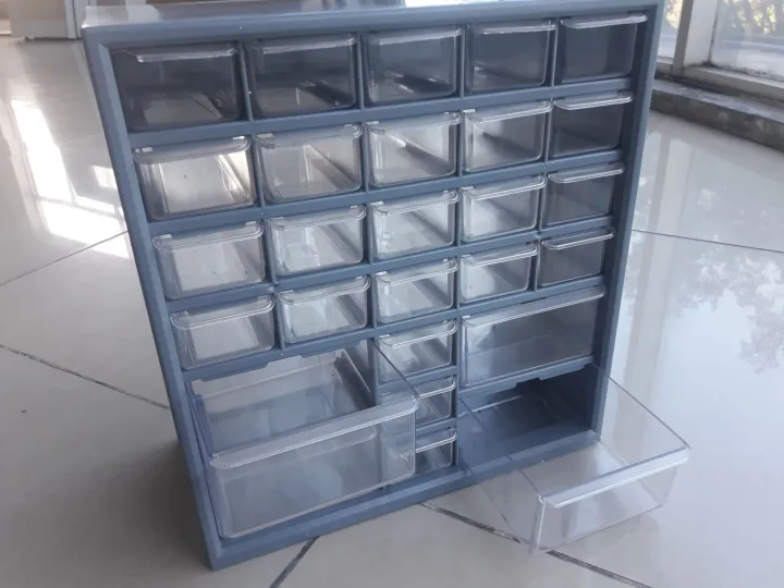 Tủ chia thuốc- treo tường 27 ngăn nhỏ trong suốt | Lazada.vn