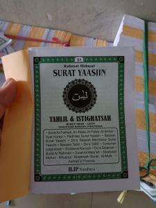 Blanko Buku Yasin 128 Halaman/Arab saja
