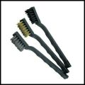 PROMO Sikat Kawat Mini Set [ 3 Pcs ] Nylon - Baja - Kuningan Model Sikat Besi Wire Brush. 