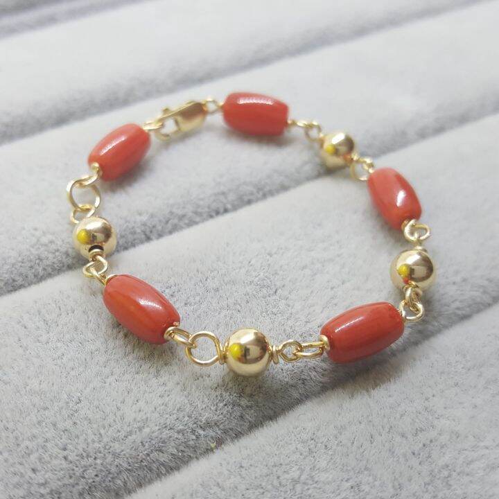 Coral bracelet for deals baby girl