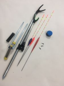 Chống cần kèm 3 phao câu đài