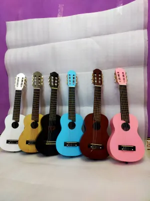 gitar mini guitalele yamaha custom senar 6 bonus pick