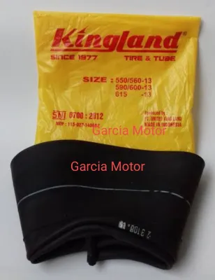 Ring 13.Ban Dalam Mobil Original Merk Kingland Ukuran/Size 550/560-13 & 590/600-13 & 615-13.