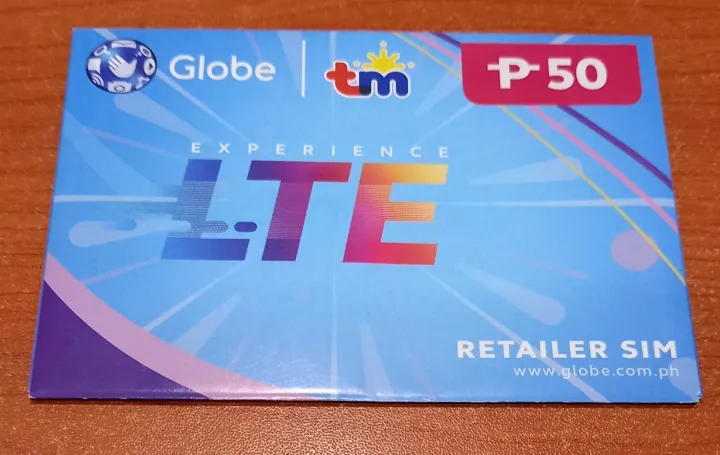 Globe Retailer sim (tagged) Globe Sim Card For Philippines New Lte Sim Card  - Lazada | Lazada PH