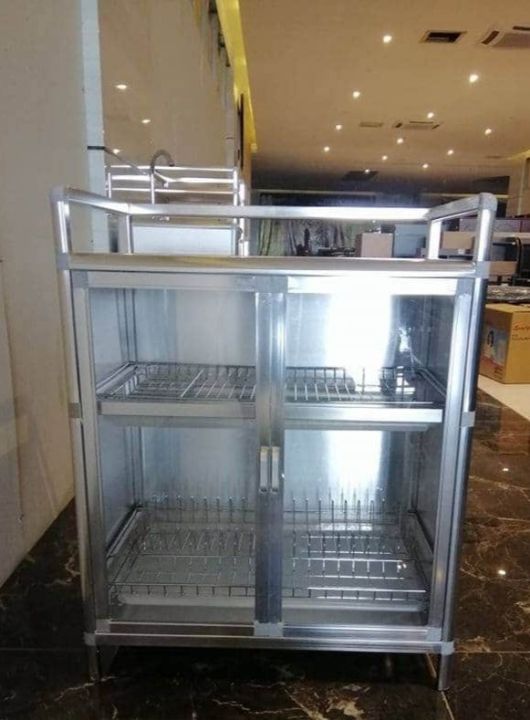 ALUMINUM RACK/DISH ORGANIZER/DISH CABINET 333 Aluminum Dish