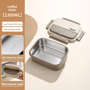 XIAOCHUSHU | Insulated Lunch Box 304 Stainless Steel Microwaveable
