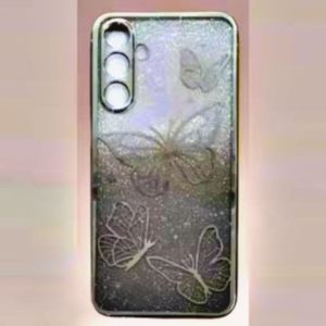 Casing Redmi 14C / Note 10 4G / Note 10S 4G / Note 12 4G - Casing TPU List Gold Chrome Butterfly