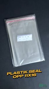 Plastik Seal OPP 11x16 (100 lembar) / Plastik Seal 11 x 16 Bening Lem Rekat Roti Undangan