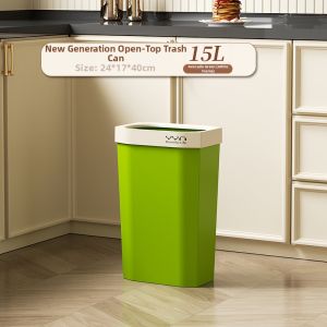 Large Square Uncovered Plastic Bin 25L